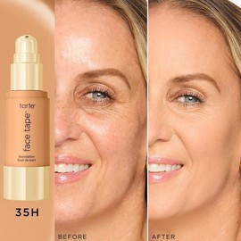 tarte face tape foundation - matte, waterproof, and gentle:_35H medium honey (medium skin with warm