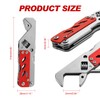 Multitool Wrench, with Adjustable Wrench/Flat Screwdriver/Phillips Screwdriver/Bottle opener/9 Different Sizes