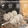 Teocera 6 Inch Ceramic Breakfast Bowls Set of 6, 10