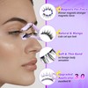 Natural Magnetic Eyelashes with Applicator Reusable Manga Magnetic Lashes Natural
