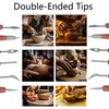 AUXBC 6Pcs Double-Sided Pottery & Clay Sculpting Tools Set, Smooth