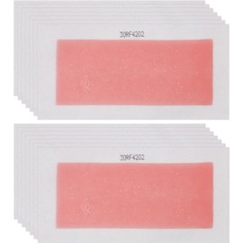 Cabilock Tiras de Cera Depilatoria Facial y Corporal 12 Unidades Tamaño Estándar para Mujer Uso Cómodo Piel Sensible Bandas No Tejidas para Depilación Extremidades y Cuerpo