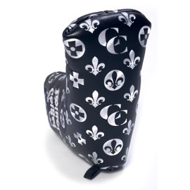 COMO COME Golf Putter Cover CC Monogram Zipper Headcover for Scotty Cameron Odyssey (CC Monogram BL&SV)