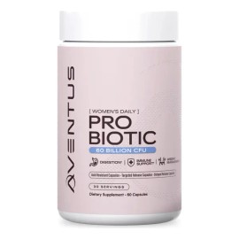 Aventus Women's Daily Probiotico 60 Caps 30 Serv Sabor Sin Sabor