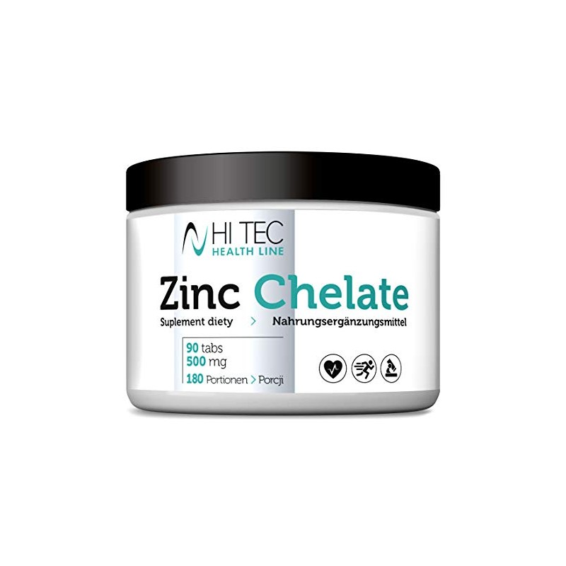 HI TEC NUTRITION Health Line Zinc Chelate Dietary Supplement -