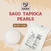 52USA Sago Pearls, Small Tapioca Pearls 1.1 lbs (500g), White