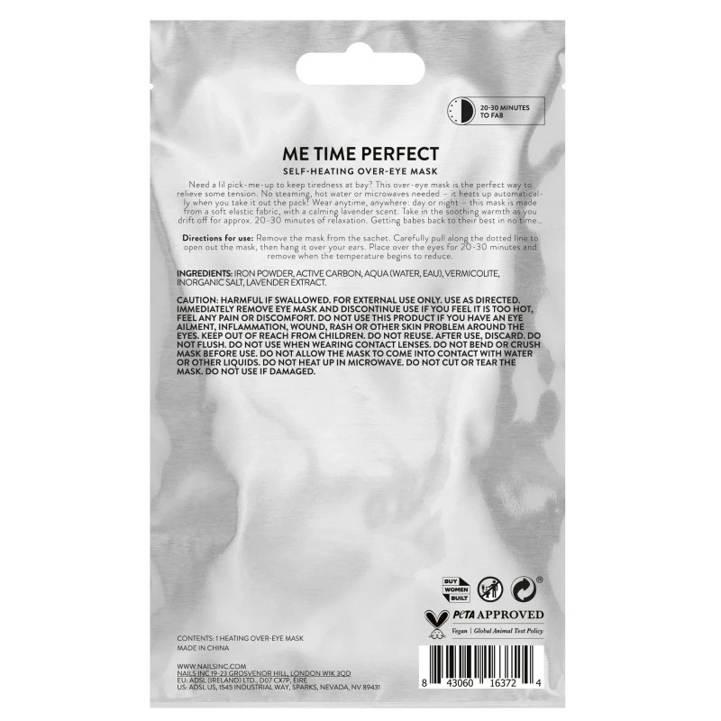 INC.redible Lavender Scented Self-Heating Over-Eye Mask