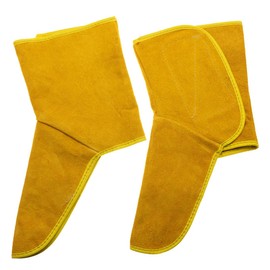 VIDAYA Leather Welding Spats, Welder Shoe Protectors (Short 9", 1 Pair)