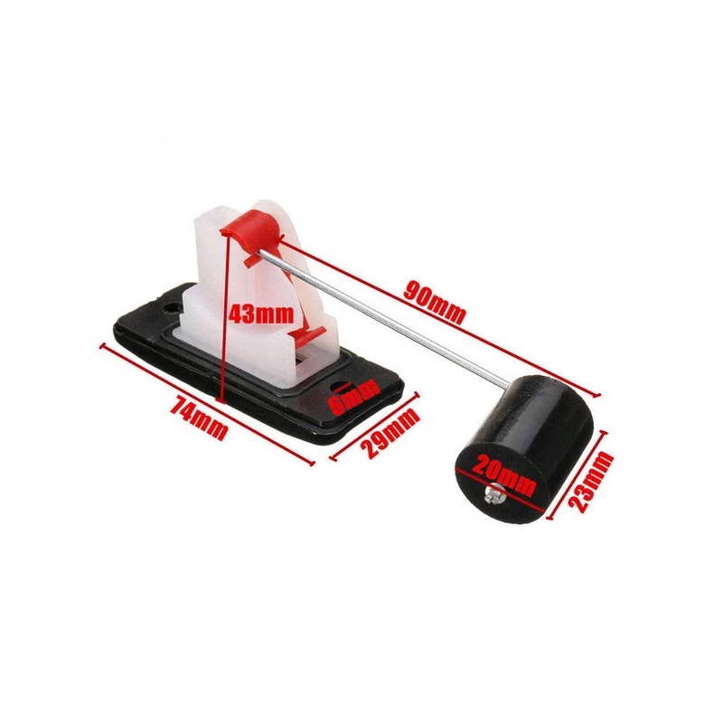 PCC NEW Square Style Fuel Gas Gauge Meter with Float