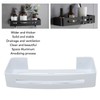Wall Mount Bathroom Shelf Shower Bath Rack Single Layer Space