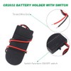 JWISLAND (Pack of 50) CR2032 Battery Holder Coin Cell Battery