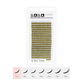 W Lash Black Silk Extension Eyelash Premium Yarn Self-shop Exclusive National Certification, 1 Piece, W Lash 0.10 C 7mm / W래쉬 블랙 실크 연장 속눈썹 프리미엄 원사 셀프 샵전용 국가자격증, 1개, W래쉬 0.10 C 7mm