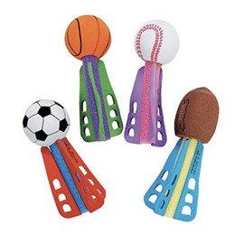 Fun Express Set Of 24 Mini Sports Foam Balls Missile Ball Dart Outdoor Toddler Toys Toddler