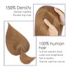 MY-LADY Human Hair Toppers for Women Real Human Hair with
