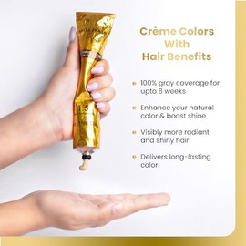 MOEHAIR Color de Cabello Permanente 9Nn(Rubio Muy Claro Intenso) | Color de Cabello para Cobertura 100% de Gris | Infundido Con Queratina | Agrega Brilla y Suaviza El Cabello | No Drippy | Doble Pigme