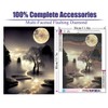 MXCFZX Diamond Painting Kit for Adults - Moonlight Landscape DIY