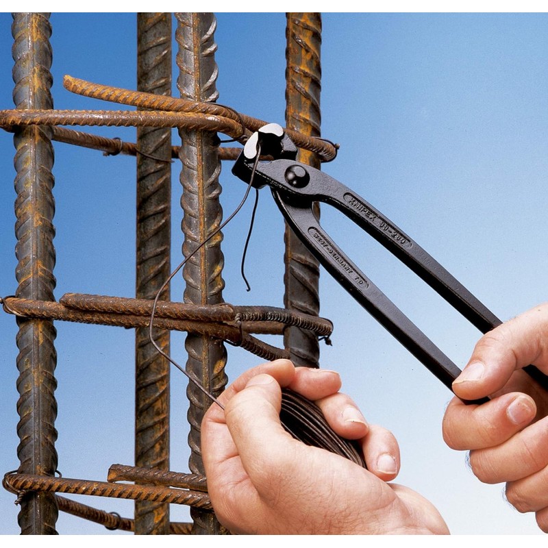 Knipex Concreters' Nipper (Concreter's Nippers or Fixer's Nippers) black atramentized