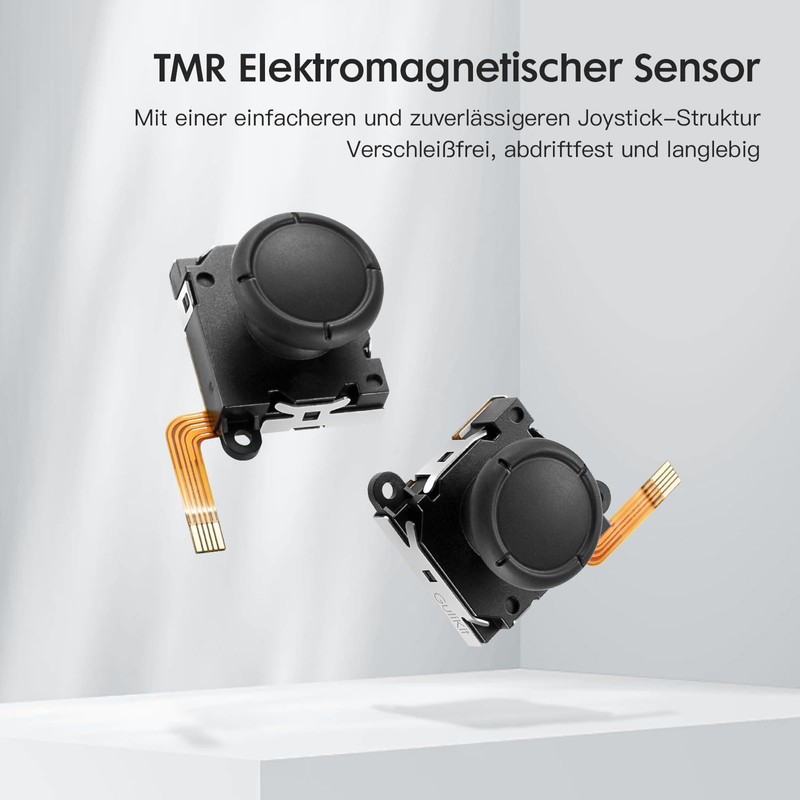 LONGYI GuliKit TMR Joysticks Ersatz für JoyCon(No Drift), Linker/Rechter Joystick