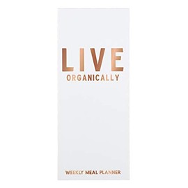 Creative Brands Santa Barbara Design Studio Table Sugar Meal Planner, 3.5" x 9", Live Organically