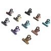 10pcs Colored Hinge Clips Dustproof Rustproof Electroplated Metal Hinge Clips