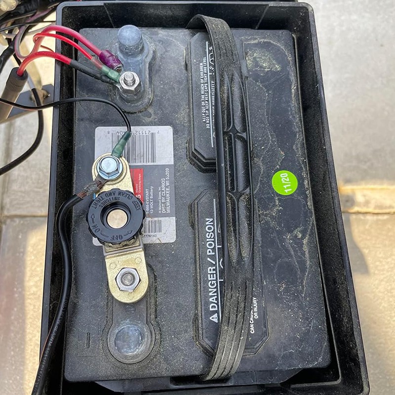 Ampper Side Post Battery Disconnect Switch 12V, Quick Disconnect Battery