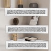 Royxen Corner Floating Shelves 2 Sets, Corner Shelf Wall Mounted