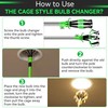 Dreyoo 3 Pieces Set Light Bulb Changer, Standard Incandescent, Floodlight