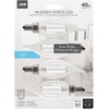 Feit Electric BPCFC40950CAWFIL/4 Daylight Flame Tip Exposed White Filament LED