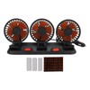 Three Head Car Fan 2 Speed Adjustable 360 Degree Rotation