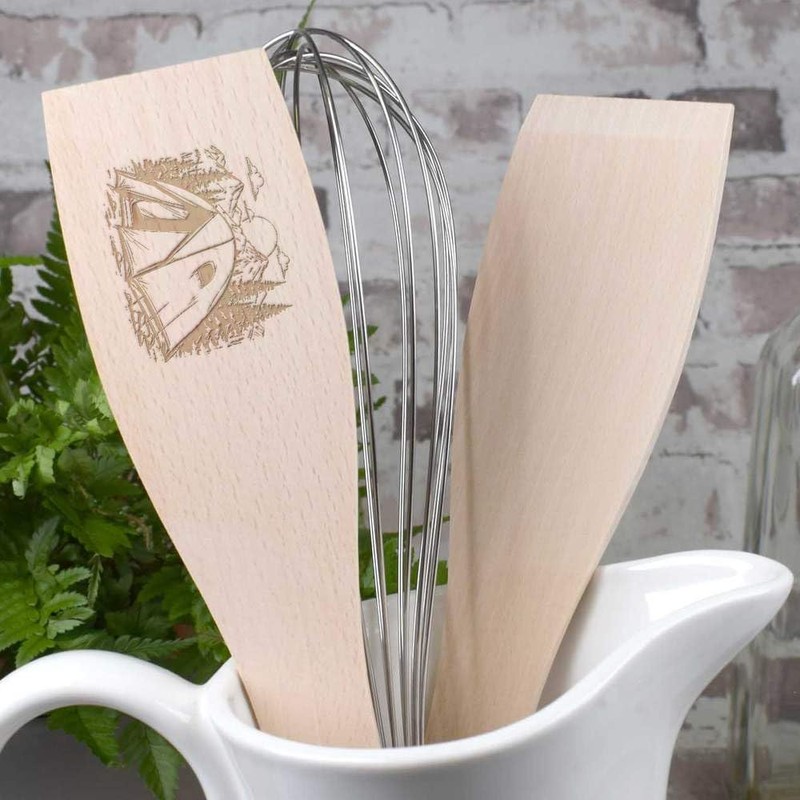 Large 'Camping Trip' Wooden Cooking Spatula (SA00022596)