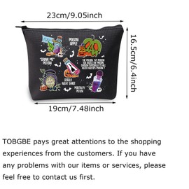 TOBGBE Funny Witchy Gifts Villains Pick Your Poison Evil Queen Quote Makeup Bag Magic Kingdom Bad Villains Lover Gift (Pick Poison CA)
