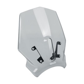 WORLDMOTOP Motorcycle Windscreen Windshield Replacement for Honda CBR650 CBR 650 2019-2023 CB1000R CB 1000 R 2018-2020 PC Windscreen Double Bubble (Grey)