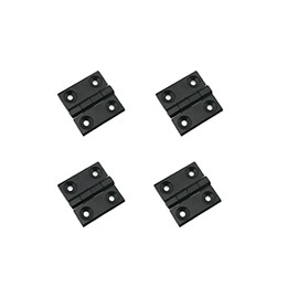 Pack of 4 Metal Hinges 60 x 60 mm Folding Hinge Screw-On Hinge for Garden, Boat or Mechanical Engineering These Hinges are Versatile
