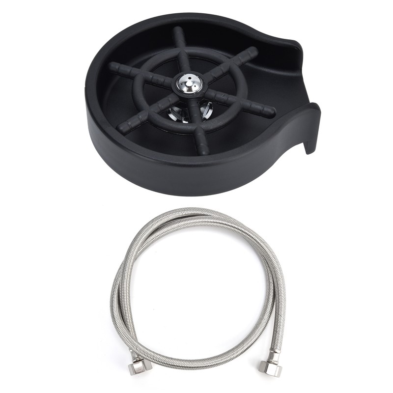 Kitchen Sink Glass Rinser High Pressure Automatic Cup Washer Cleaner