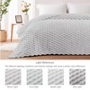 Whale Flotilla Cuddly Blanket, Fluffy Blanket with 3D Jacquard Pattern,