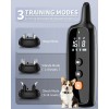 Woehraed 2PACK Dog Electric Training Collars Remote Waterproof E-Collar -