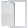 HVAC OV 8 x 12 Inch White Rectangular ABS Plastic