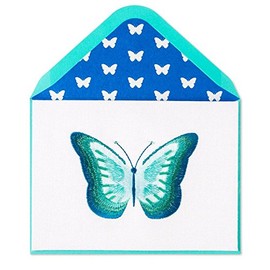 Papyrus Birthday Card for Her (Embroidered Butterfly)
