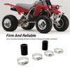 2Pcs 1in High Temp Pipe Clamps Connector Sturdy Exhaust Pipe