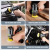 WORKPRO 12V Cordless Polisher, 3" Mini Car Detailing Buffer &