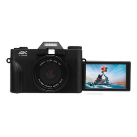 4K 56MP Digital Camera with 3 Inch IPS Touch Screen, 60FPS, 16x Zoom, Live Stream for Facebook, YouTube, Twitter, TV Playback