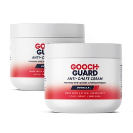 Gooch Guard Anti Chafing Cream – Chamois Butter for Cycling & Chafing Cream for Women & Men – Long-Lasting, Sweat-Resistant Relief for Running, Hiking & Sports (2pack, 8oz)