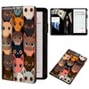 Server Book Organizer, Cartoon Cat Server Books for Waitress, PU