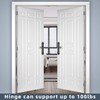 HOSOM 48 Pack Brushed Nickel Door Hinges 3.5 Inch with
