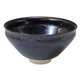 Kyo Ware TXQ176 Kiyomizu Ware Kagiku Kiln Matcha Bowl (Presentation Box), Tenmoku