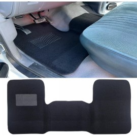 Neutron Motorsports Trucks Van Front Heavy Duty Carpet Floor Mat 1 Pc Driver Passenger BLACK Vintage