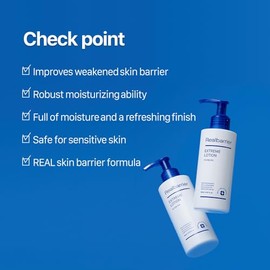 Real Barrier | Loción extrema | Loción facial para pieles sensibles | Hidratante facial | Crema facial reparadora y fortalecedora de barrera cutánea |