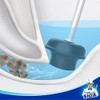 MR.SIGA Desatascador para Inodoro con Soporte, Resistente para Baño, Blanco
