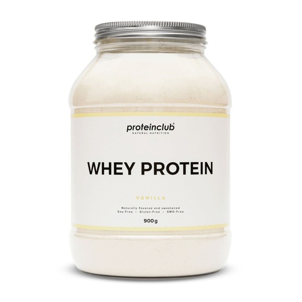Proteinclub Natural Whey Protein without Additives, Natural Protein Powder without