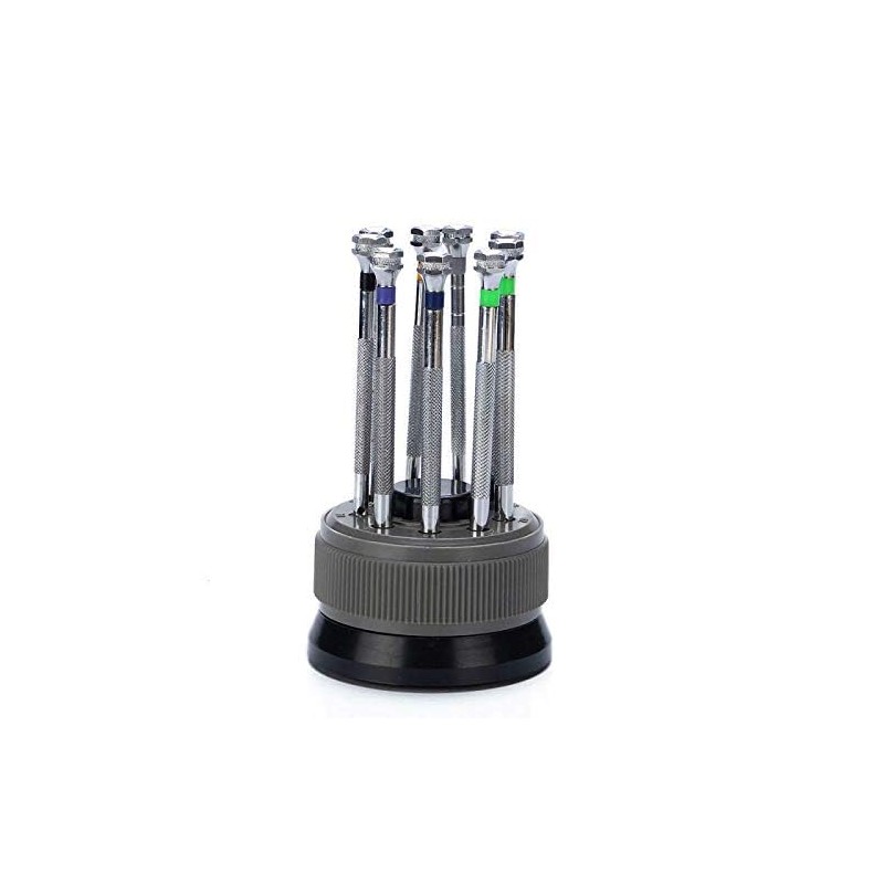 LLF New 9 pcs Precision Watch Flat Blade Slotted Screwdriver